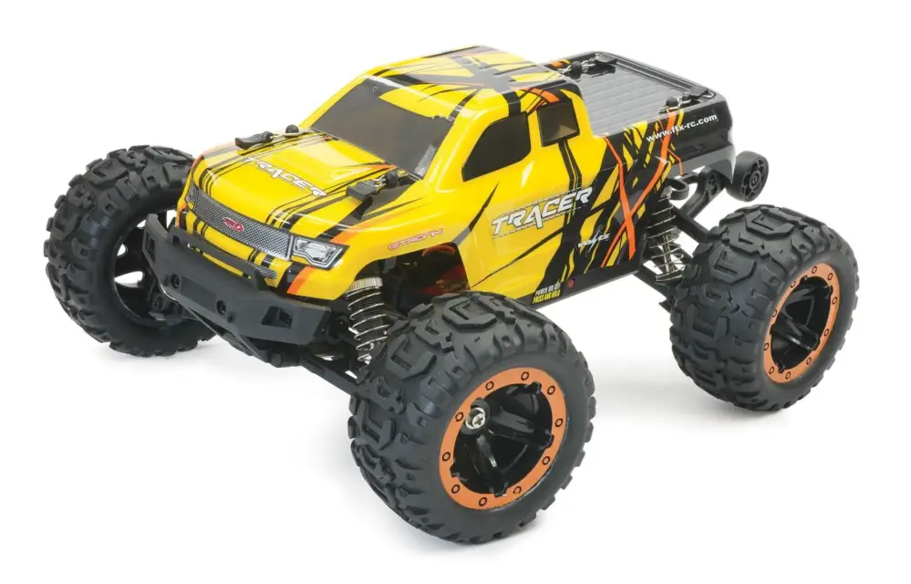 Rechtstreeks Van De Fabrikant FTX Tracer 1/16 4WD Brushless Monster Truck RTR - Geel