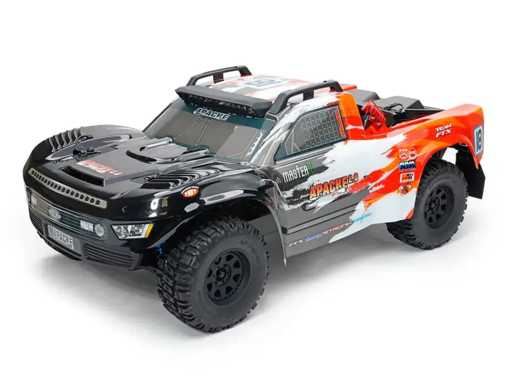 Rechtstreeks Van De Fabrikant FTX Apache 2.0 1/10 Trophy Truck Brushless 4WD RTR - Rood