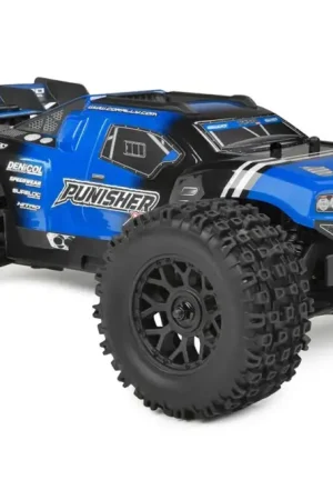Direct Beschikbaar Team Corally 1/12 PUNISHER XD - RTR - Blauw - Brushed 2S