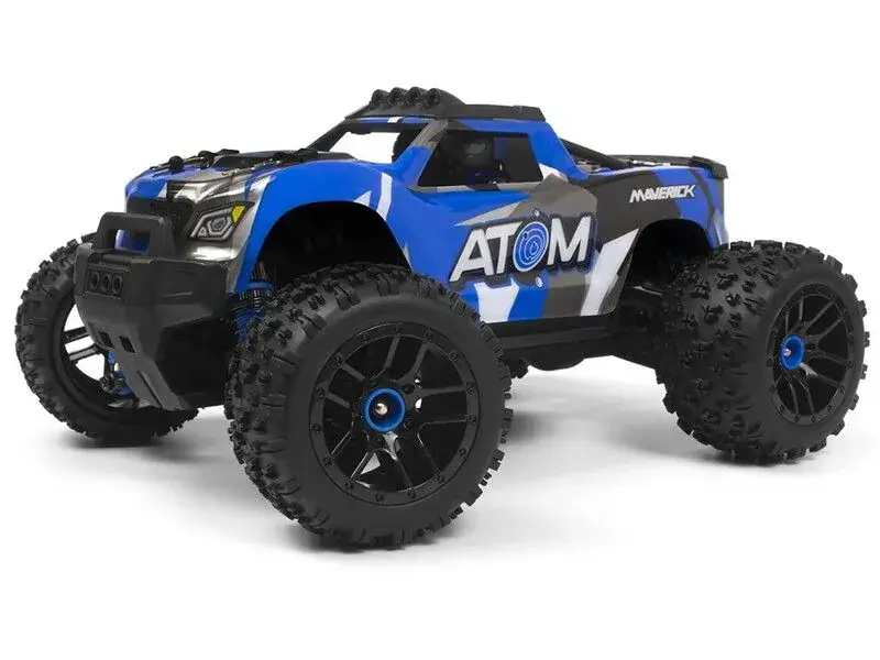 Lage Kosten Maverick Atom 1/18 4WD Monster Truck RTR - Blauw