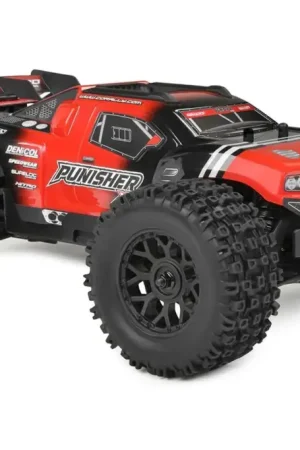 Direct Verzonden Team Corally 1/12 PUNISHER XD - RTR - Rood - Brushed 2S