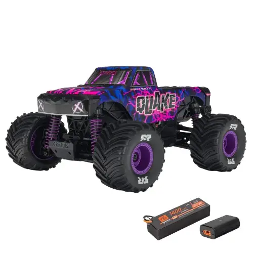 Beperkt Aanbod Arrma Quake Grom 4x4 1/16 Elektro RTR - Paars