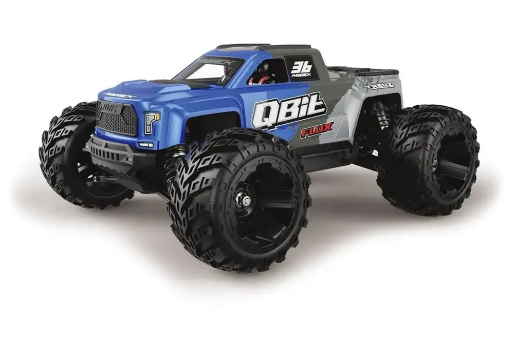 Maverick Qbit MT Flux 1/16th Monster Truck - Blauw Finale Uitverkoop