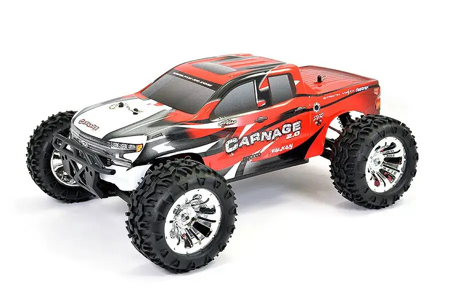 Finale Uitverkoop FTX Carnage 2.0 brushed monster truck RTR - Rood