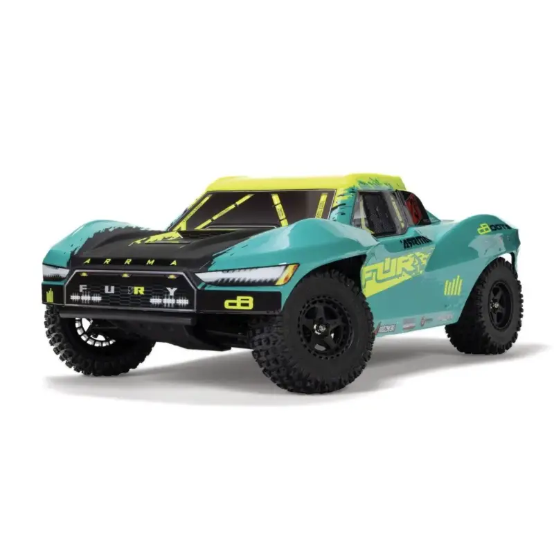 Must-Have Arrma FURY 223S BLX Brushless 2WD Short Course Truck RTR - Groen