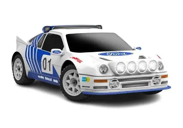 Betrouwbaar Traxxas Mini Rally VXL Ford RS200 Incl. Accu en USB lader - Wit