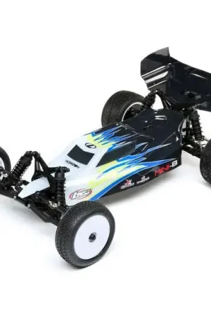 Shop Nu Losi Mini-B Brushed Buggy RTR - Zwart/Wit