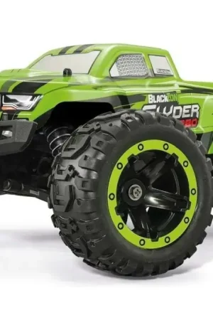 Finale Uitverkoop Blackzon Slyder MT Turbo brushless 1/16 4WD RTR - Groen