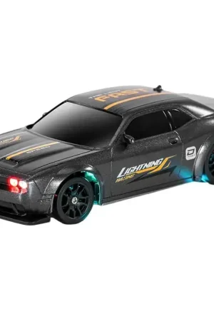 E-ZEE RC 1/43 Lighting Stinger 4WD Drift Car met Gyroscoop - Zilver Goedkoop