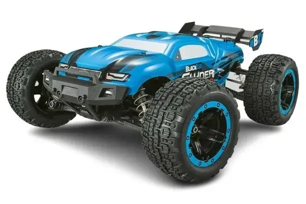 Rechtstreeks Van De Fabrikant Blackzon Slyder ST Turbo Brushless 1/16 4WD RTR - Blauw
