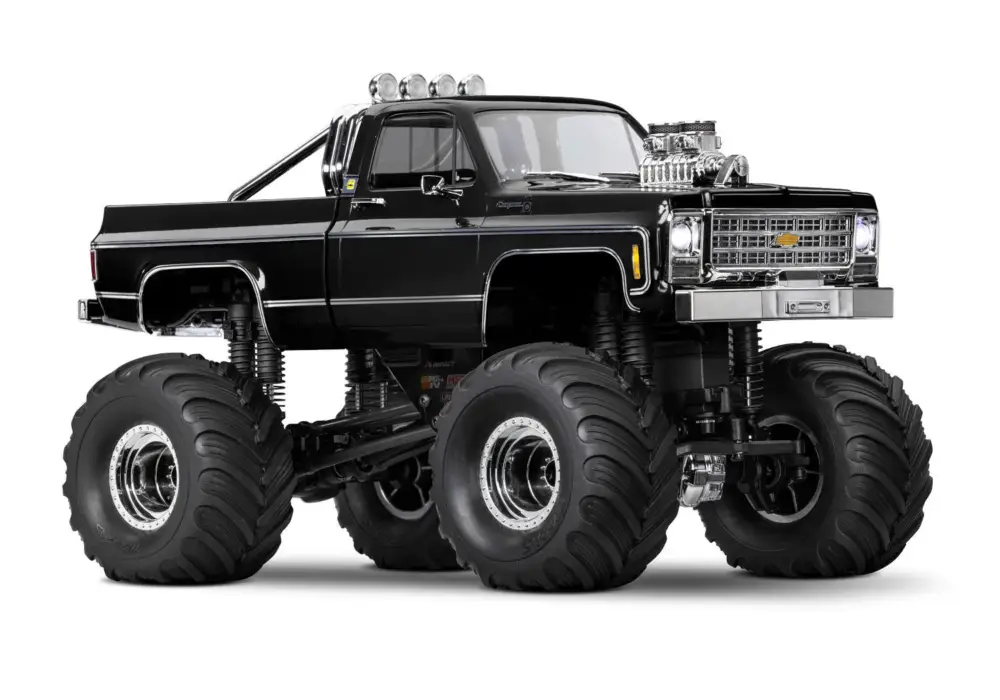 Gereduceerde Prijs Traxxas TRX-4MT 1/18 Chevrolet K10 Monster Truck RTR - Zwart