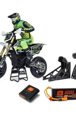 Losi 1/4 Promoto-SM Supermoto RTR Combo - Wit (incl. accu & lader) Fabrieksprijs