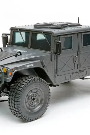 E-ZEE RC 1/16 4WD Hummer Military Truck RTR - Zwart Snelle Levering