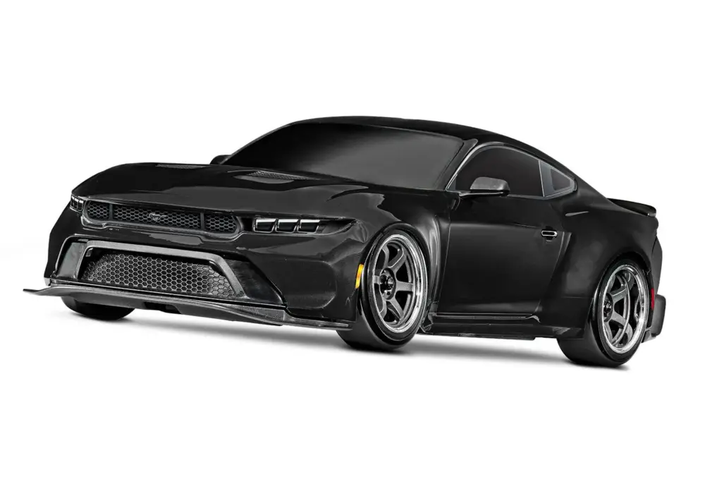 Korting Traxxas 4-TEC 2024 Ford Mustang Drift car - Zwart