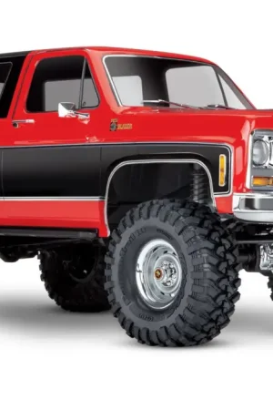 Hete Deal Traxxas TRX-4 1972 Chevrolet Blazer - Rood (Clipless Body)