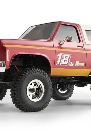 Aanbieding FMS 1/24 FCX24 Pro Chevrolet K5 blazer Pro brushless Crawler RTR - Rood