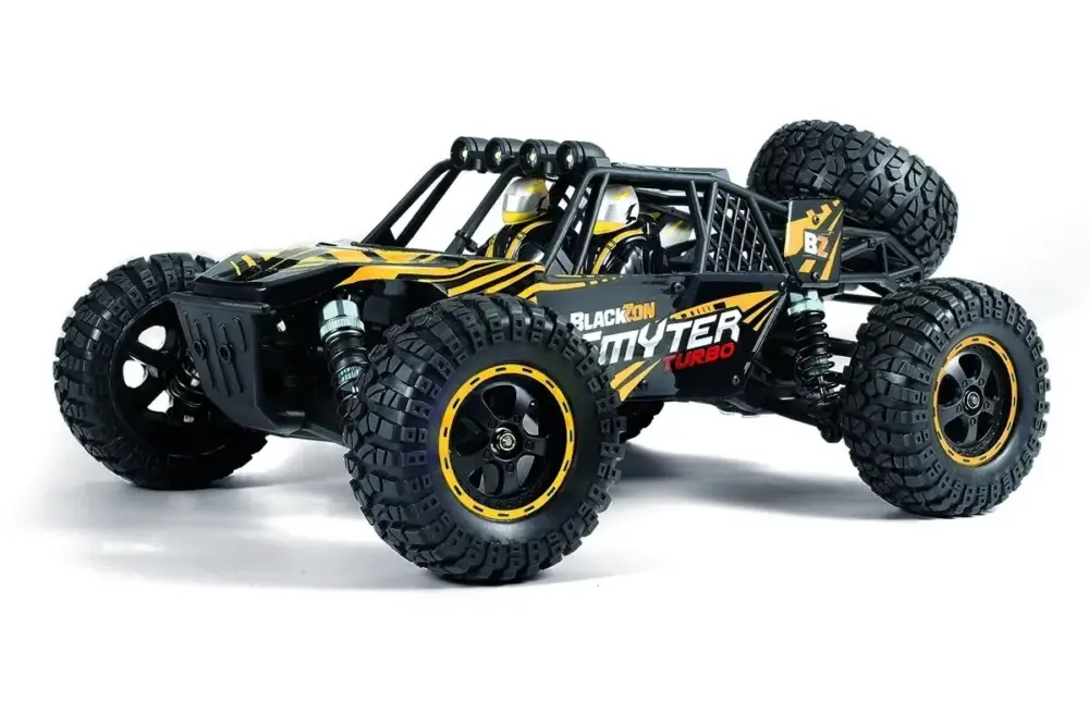 Veilige Betaling Blackzon Smyter DB Turbo 1/12 4WD brushless dessert buggy RTR – Geel