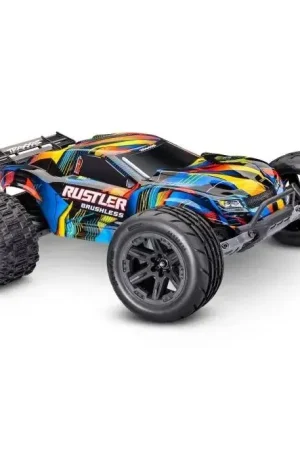 Traxxas Rustler 2WD HD VX3 Brushless RTR - Geel Rechtstreeks Van De Fabrikant