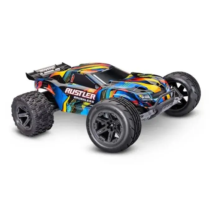 Traxxas Rustler 2WD HD VX3 Brushless RTR - Geel Rechtstreeks Van De Fabrikant