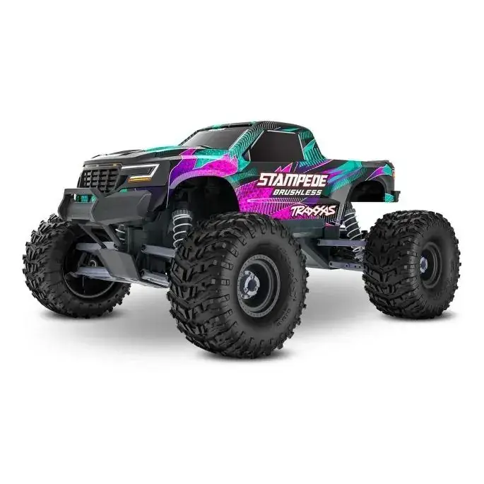 Traxxas Stampede 2WD HD VX3 Brushless RTR - Roze Premium