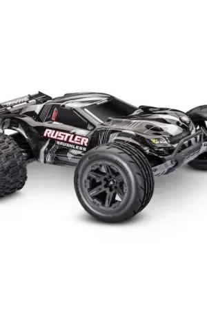 Gereduceerde Prijs Traxxas Rustler 2WD HD VX3 Brushless RTR - Zwart