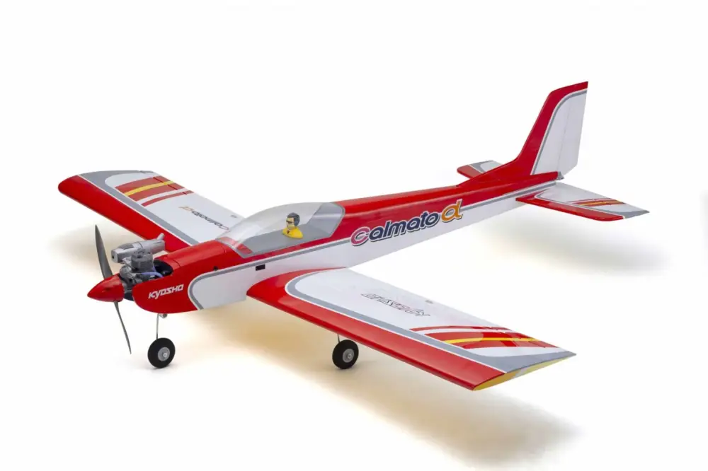 Hoge Kwaliteit Kyosho Calmato Alpha 40 Sports vliegtuig - Rood EP/GP (2026 versie)