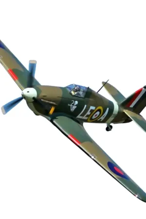 Xfly Hawker Hurricane MK1 1200mm PNP - Bruin/Groen Exclusieve Aanbieding