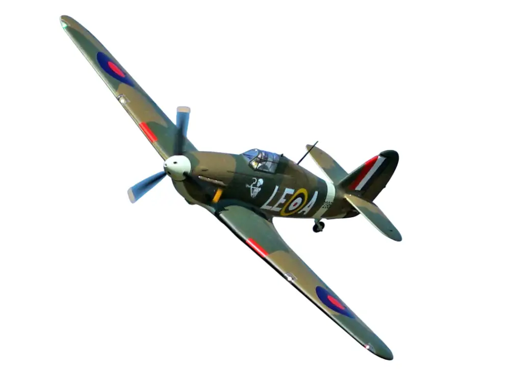 Xfly Hawker Hurricane MK1 1200mm PNP - Bruin/Groen Exclusieve Aanbieding