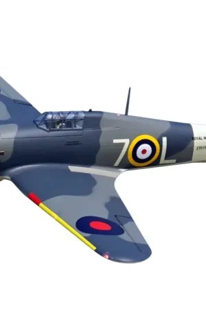 Xfly Hawker Sea Hurricane MK1 1200mm PNP - Grijs/Groen Gecertificeerd