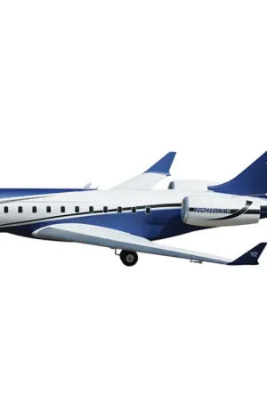 Premium XFLY Twin 40mm J-45 EDF Business Jet PNP - Blauw