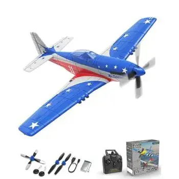 Volantex P51D Mustang 400mm vliegtuig RTF - Miss America Lage Kosten