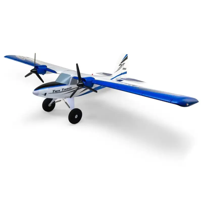 Nieuw E-Flite Twin Timber 1.6m BNF met AS3X & SAFE Select