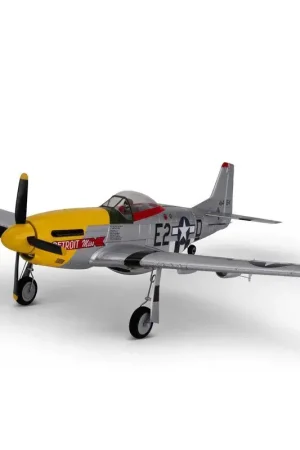 Exclusieve Aanbieding E-Flite UMX P-51D Mustang "Detroit Miss" BNF Basic met AS3X en SAFE Select