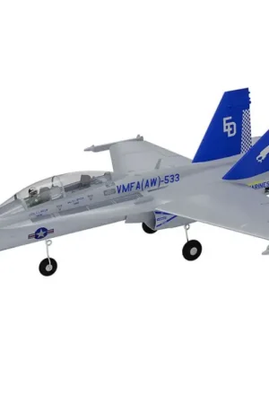 Superprijs XFly Twin 40MM F-18 EDF 705MM Jet ARTF - Grijs