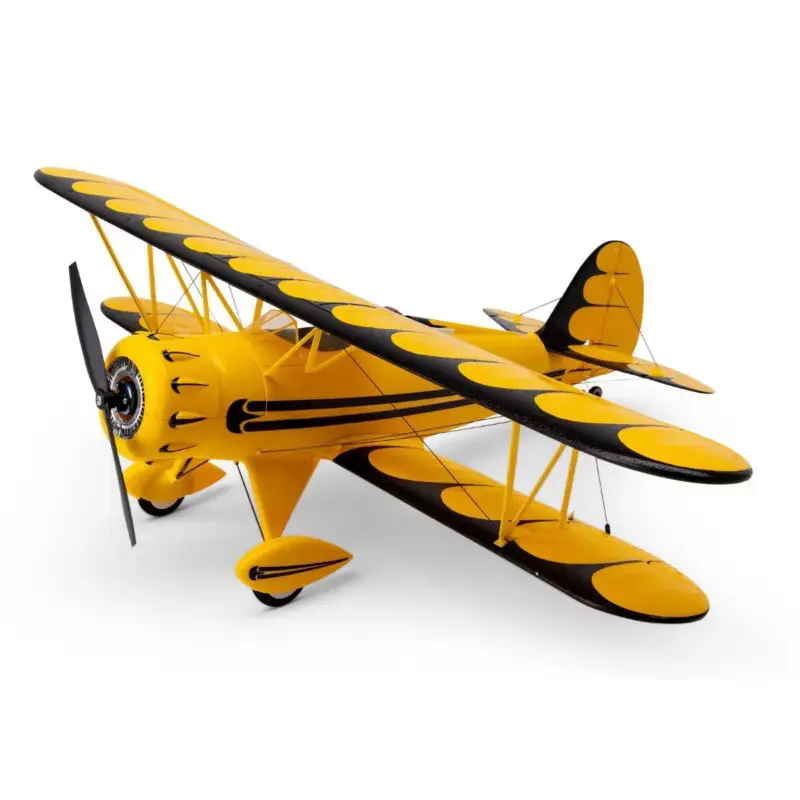 Gecertificeerd E-Flite UMX Waco BNF Basic met AS3X en SAFE Select - Geel