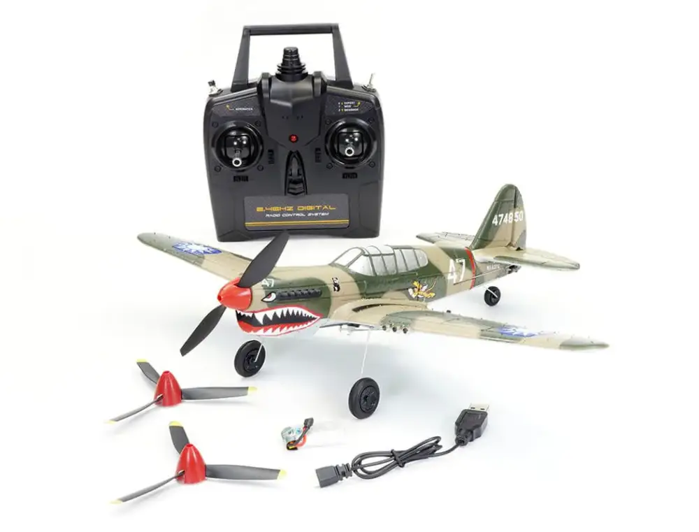 Volantex P40 Warhawk 400mm vliegtuig RTF Nieuw