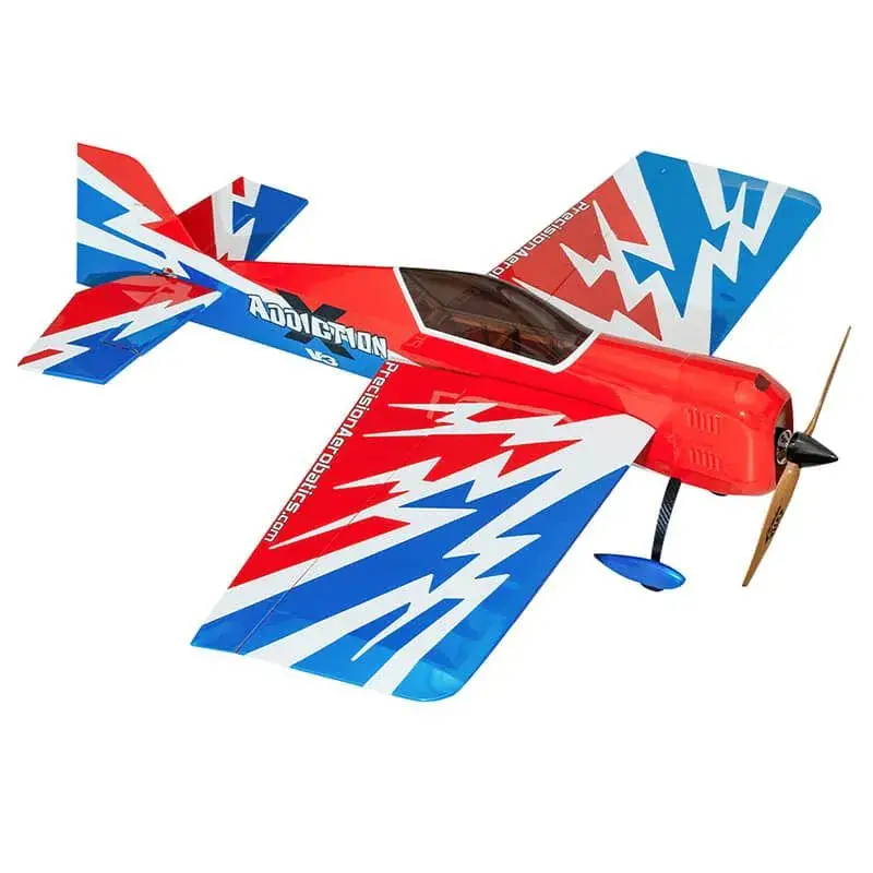 Precision Aerobatics Addiction X LED V3 - Rood - Kit Direct Beschikbaar