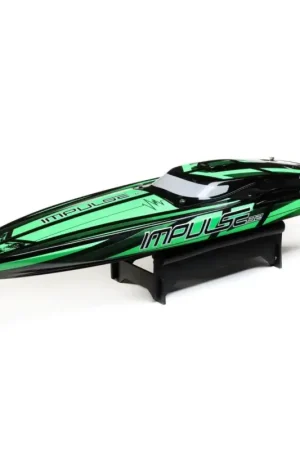 Proboat Impulse 32 Brushless Deep-V RTR - Zwart/Groen Voordeelprijs