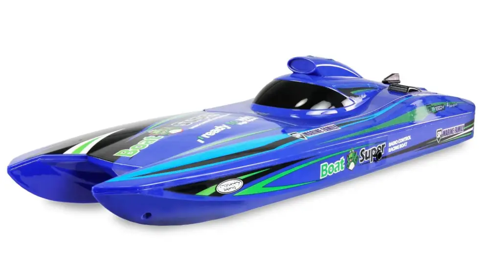 Merkproduct Amewi Blue Arrow Catamaran brushless boot met Jet aandrijving RTR