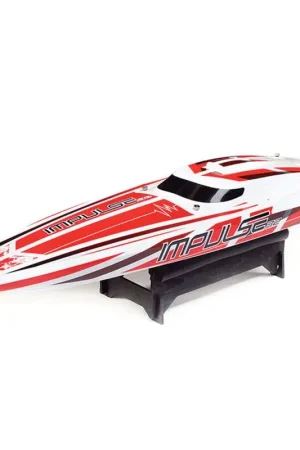 Proboat Impulse 32 Brushless Deep-V RTR - Wit/Rood Korting