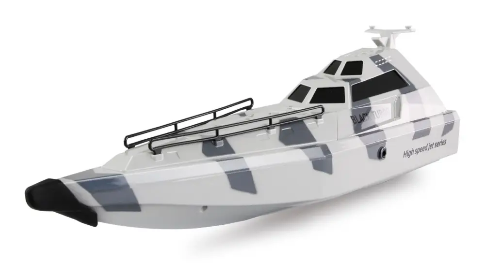 Laatste Versie Amewi Black Turbo militaire boot met Jet aandrijving RTR