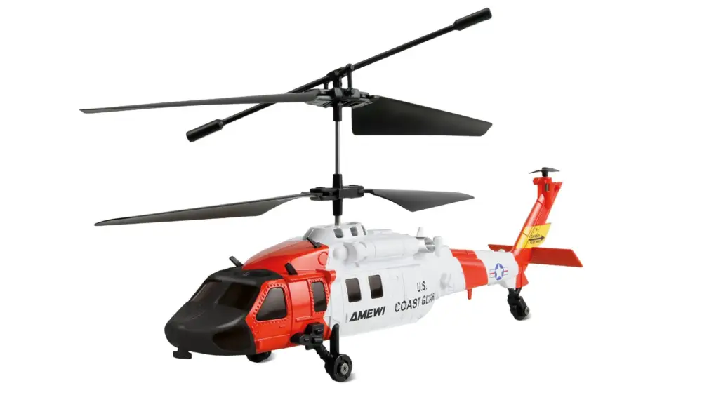Hete Deal Amewi UH-60 CX Black Hawk Coastguard Coaxiaal Helicopter RTF