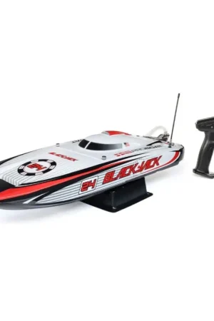 Proboat Blackjack 24" V2 Catamaran Brushless: RTR, Vegas Offshore Express Levering