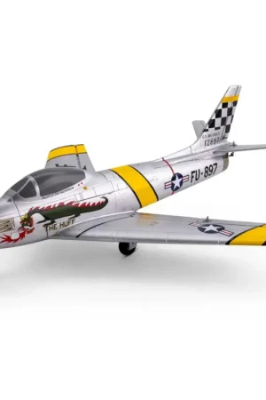Gereduceerde Prijs E-Flite UMX F-86 Sabre 30mm EDF Jet BNF Basic with AS3X and SAFE Select