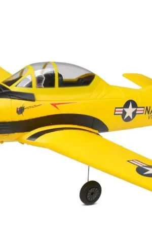 EZ-Wings - North American T-28 Trojan - Geel - RTF - 455mm - Incl 2 accu's Betrouwbaar