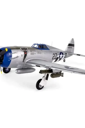 E-Flite P-47 Razorback 1.2m BNF Basic met AS3X & SAFE Select Populair