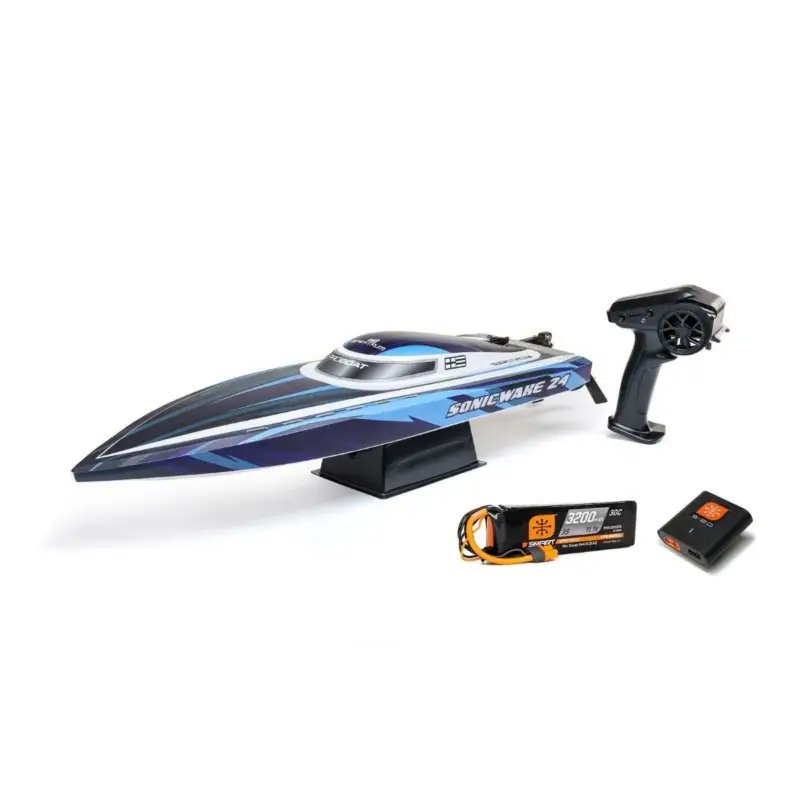 Proboat Sonicwake 24" Self-Righting Brushless Deep-V RTR (Accu & lader inbegrepen) - Blauw Tijdelijk Beschikbaar