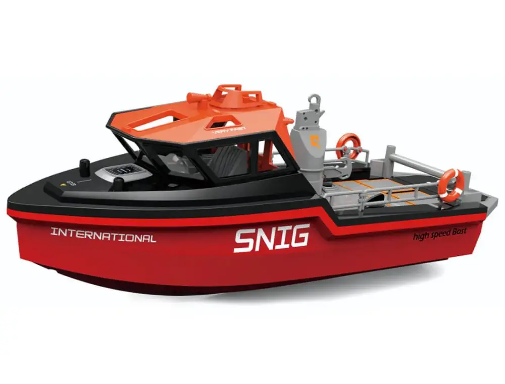 Dagaanbieding Heng Long Snig Rescue brushless boot 320mm RTR - Zwart