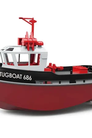 Betrouwbaar Heng Long 1/72 Tug Boat 686 RTR - Zwart
