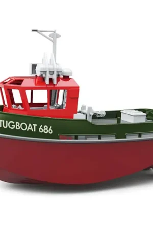Nieuw Heng Long 1/72 Tug Boat 686 RTR - Groen